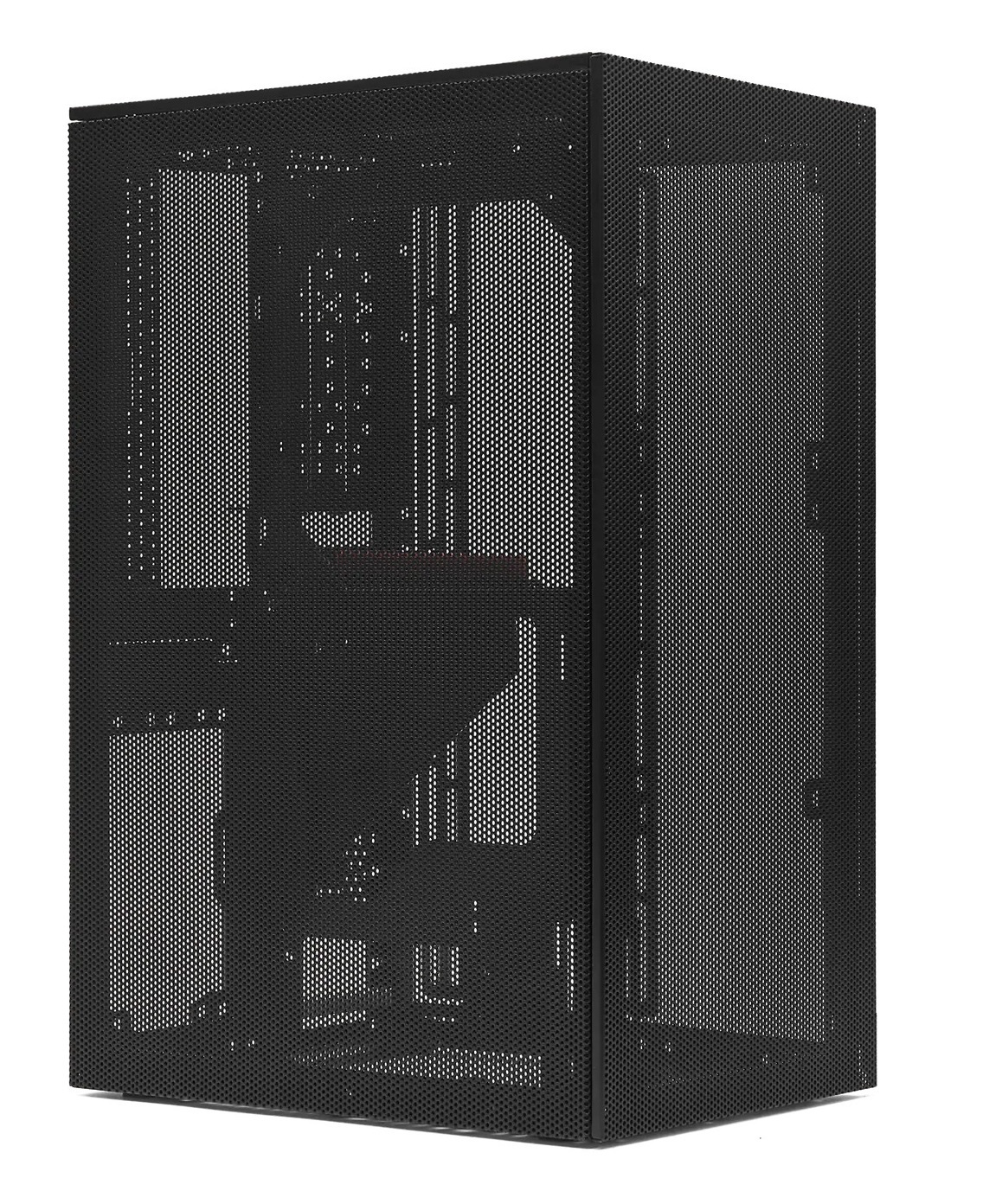 Obudowa do komputera Ssupd Meshroom S Czarna ITX PCIe 4.0 Obudowa do komputera Ssupd Meshroom S Czarna ITX PCIe 4.0