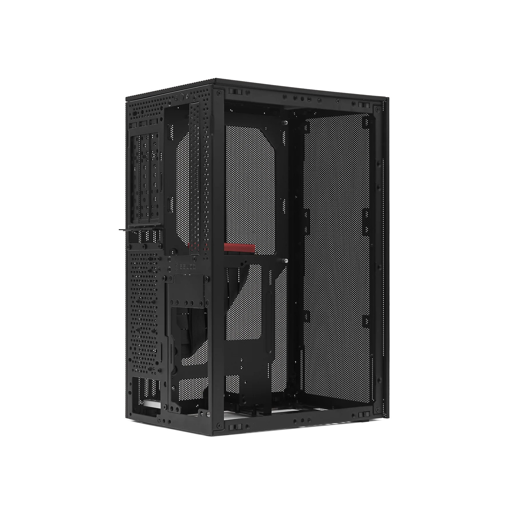 Obudowa do komputera Ssupd Meshroom S Czarna ITX PCIe 4.0 Obudowa do komputera Ssupd Meshroom S Czarna ITX PCIe 4.0