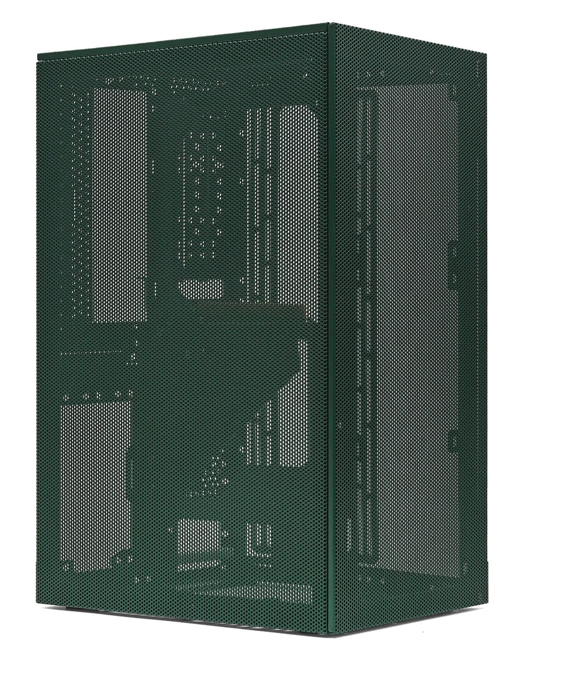 Obudowa do komputera Ssupd Meshroom S Zielona Mini ITX PCIe 4.0