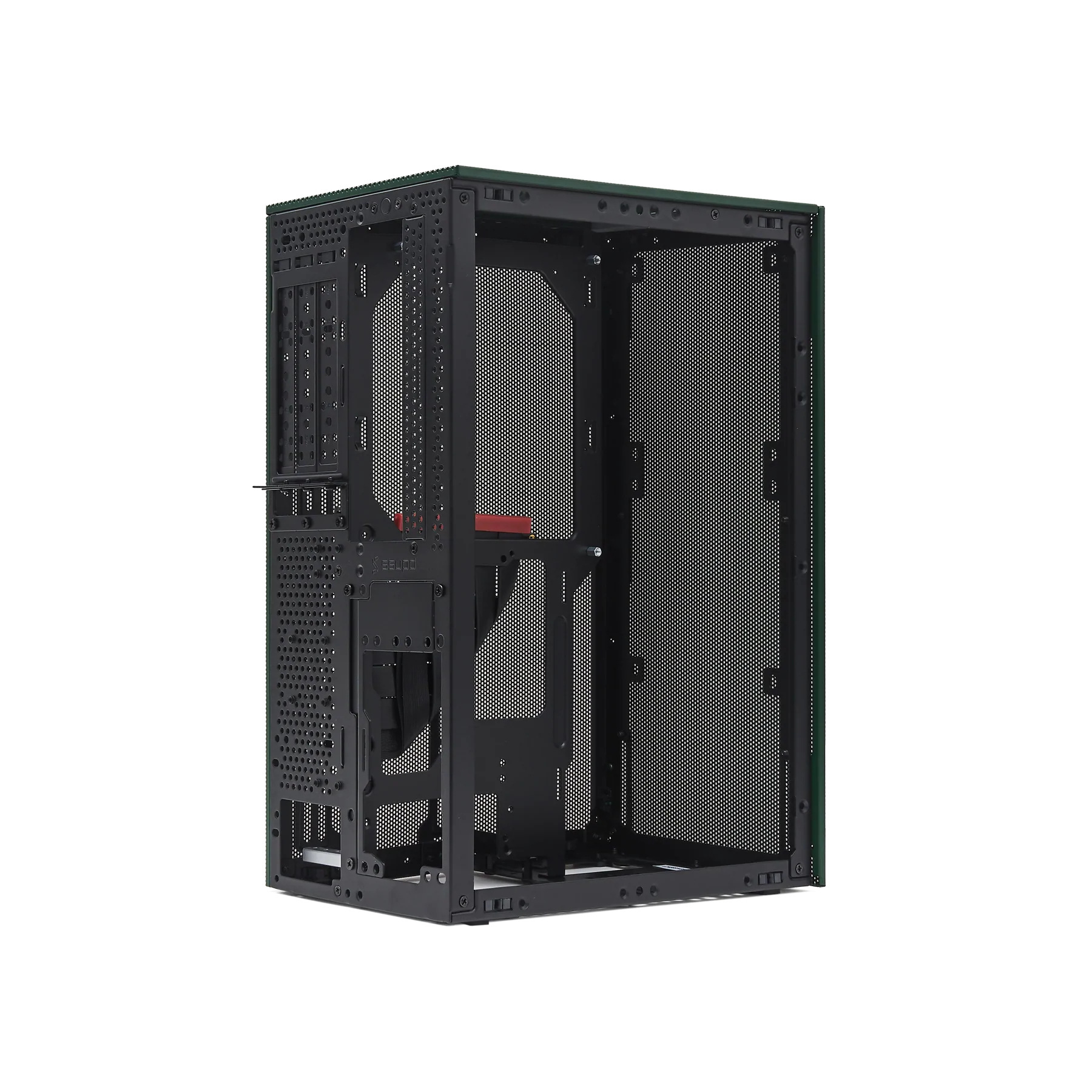 Obudowa do komputera Ssupd Meshroom S Zielona Mini ITX PCIe 4.0