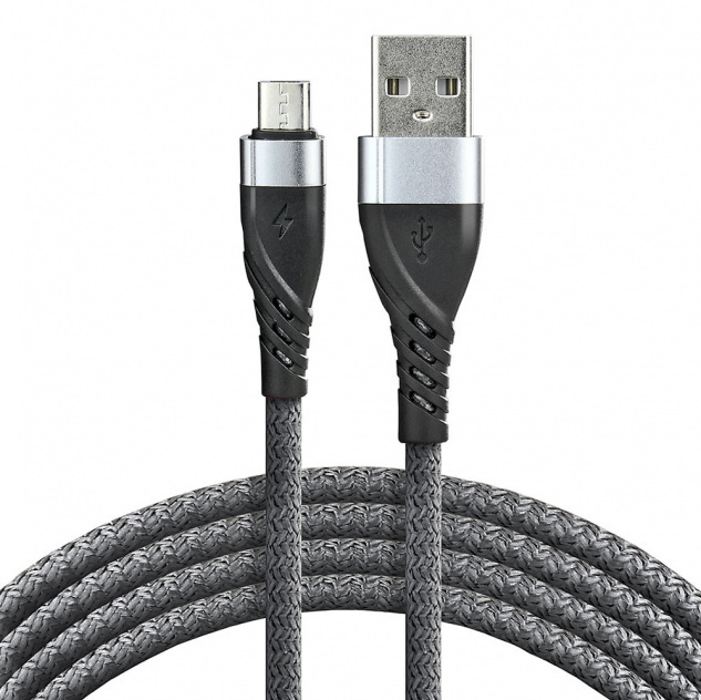 Przewód pleciony micro USB everActive CBB-1M