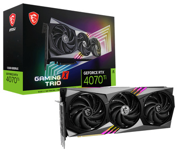Miniatura produktu: MSI GeForce RTX 4070 Ti GAMING X TRIO 12GB GDDR6X DLSS 3