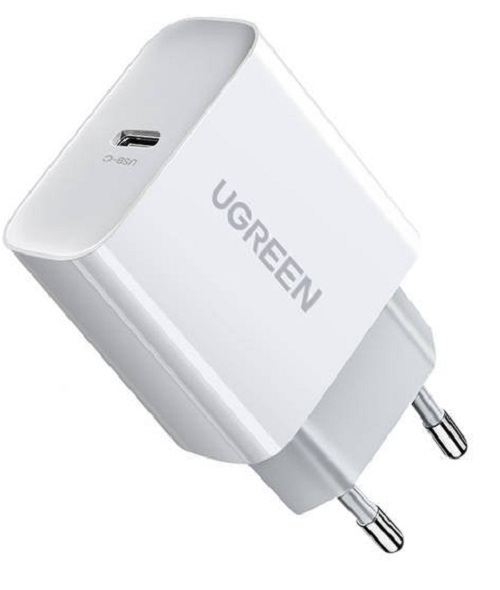 Ładowarka sieciowa Ugreen CD137, 20W, PD 3.0, USB TYP-C - biała (60450) Ładowarka sieciowa Ugreen CD137, 20W, PD 3.0, USB TYP-C - biała (60450)