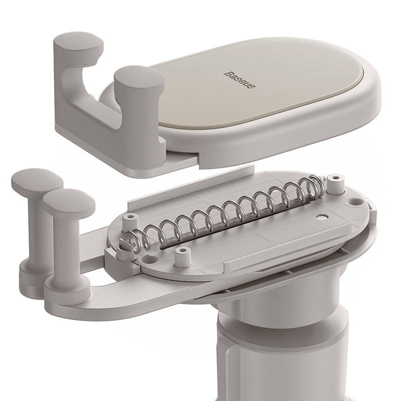 Samochodowy uchwyt grawitacyjny do telefonu Baseus Stable do kratki wentylacyjnej - kremowy (SUWX020002) Samochodowy uchwyt grawitacyjny do telefonu Baseus Stable do kratki wentylacyjnej - kremowy (SUWX020002)
