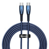 Miniatura zdjęcia: Kabel przewód USB Typ-C do Typ-C 100cm Baseus Glimmer, 100W, 20V, 5A, PD z obsługą szybkiego ładowania - niebieski (CADH000703) Miniatura zdjęcia: Kabel przewód USB Typ-C do Typ-C 100cm Baseus Glimmer, 100W, 20V, 5A, PD z obsługą szybkiego ładowania - niebieski (CADH000703)