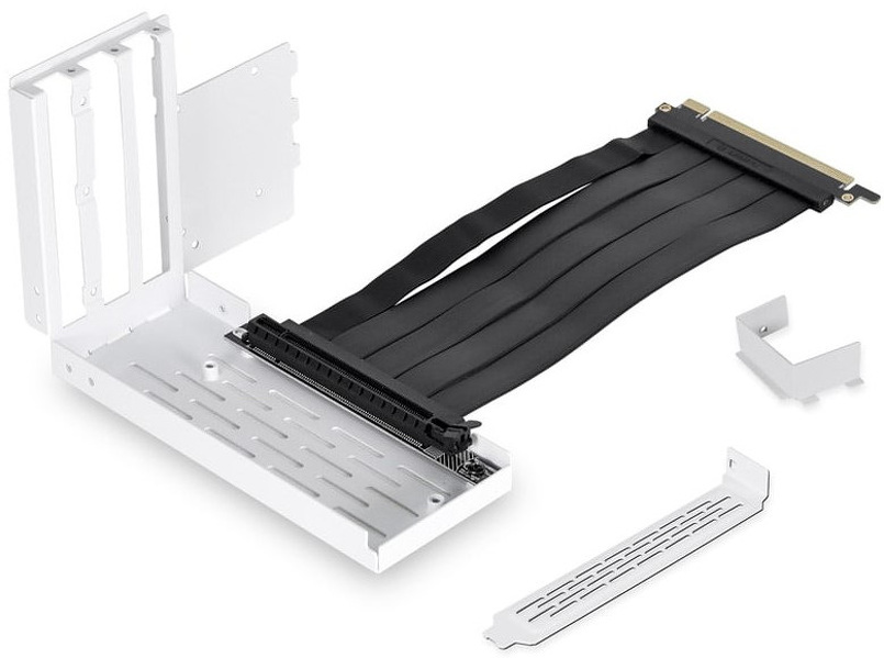 Zdjęcie produktu: Lian Li O11DE-1W Vertical GPU Kit White Zdjęcie produktu: Lian Li O11DE-1W Vertical GPU Kit White