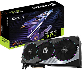 Miniatura produktu: Gigabyte GeForce RTX 4070 Ti Aorus Elite 12GB GDDR6X DLSS 3 (GV-N407TAORUS E-12GD)