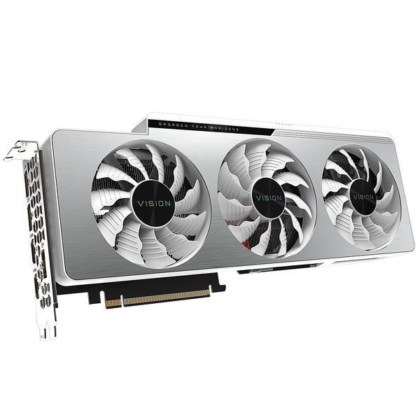 Zdjęcie produktu: Gigabyte GeForce RTX 3080 VISION OC 10GB GDDR6X LHR (GV-N3080VISION OC-10GD 2.0) egz. powystawowy
