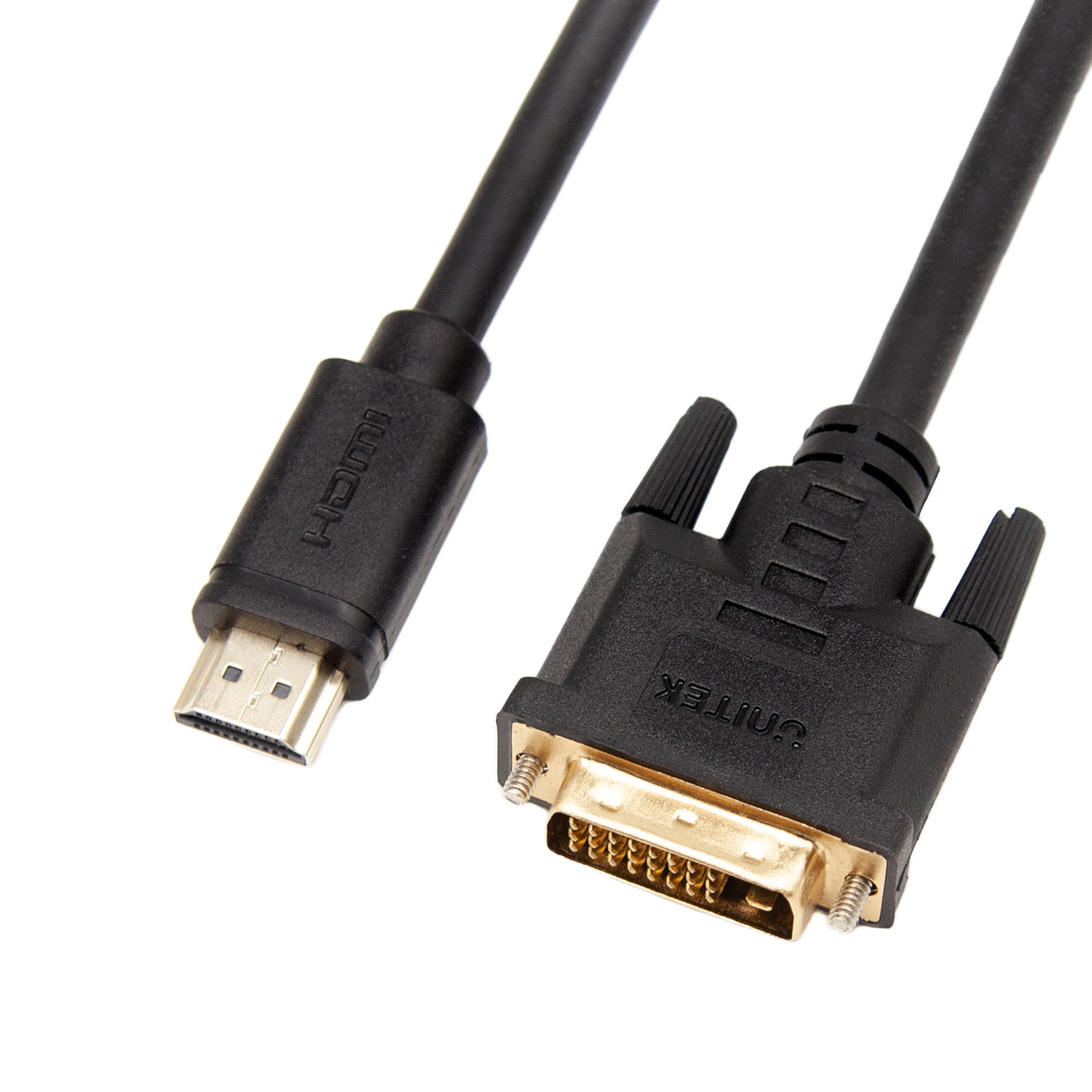 Unitek dwukierun.kabel HDMI-DVI 2m C1271BK-2 Unitek dwukierun.kabel HDMI-DVI 2m C1271BK-2