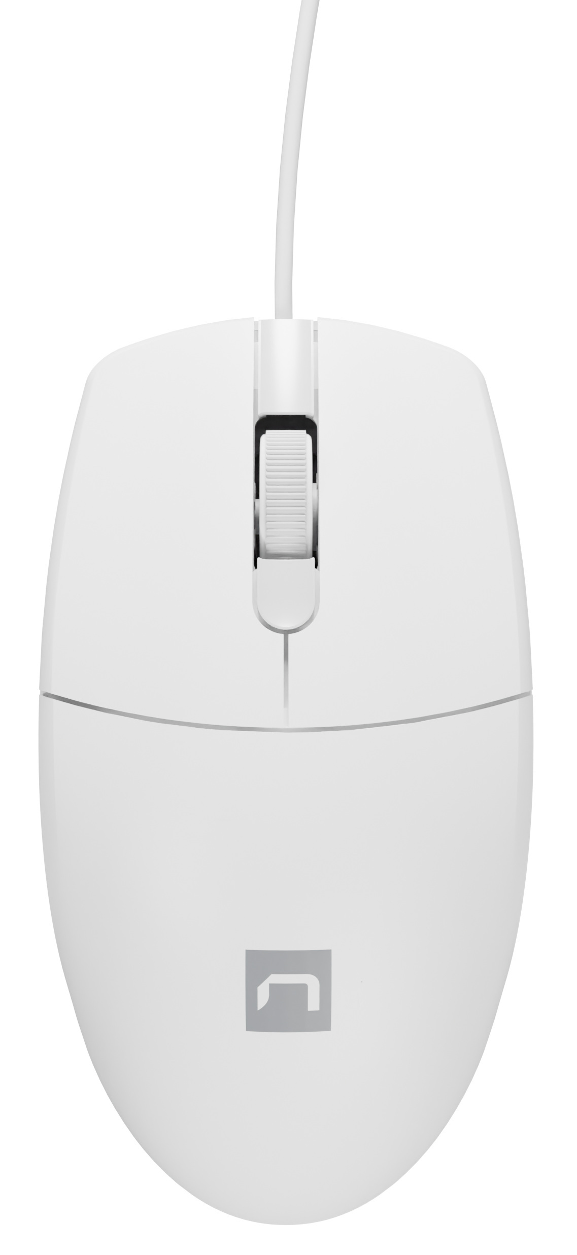 Mysz przewodowa Natec Ruff 2, Optyczna 1000 DPI - biała (NMY-1988)