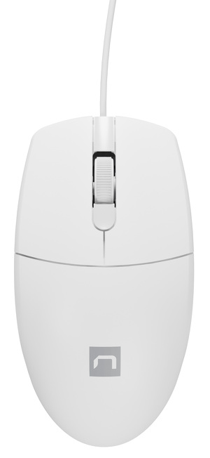 Miniatura produktu: Mysz przewodowa Natec Ruff 2, Optyczna 1000 DPI - biała (NMY-1988)