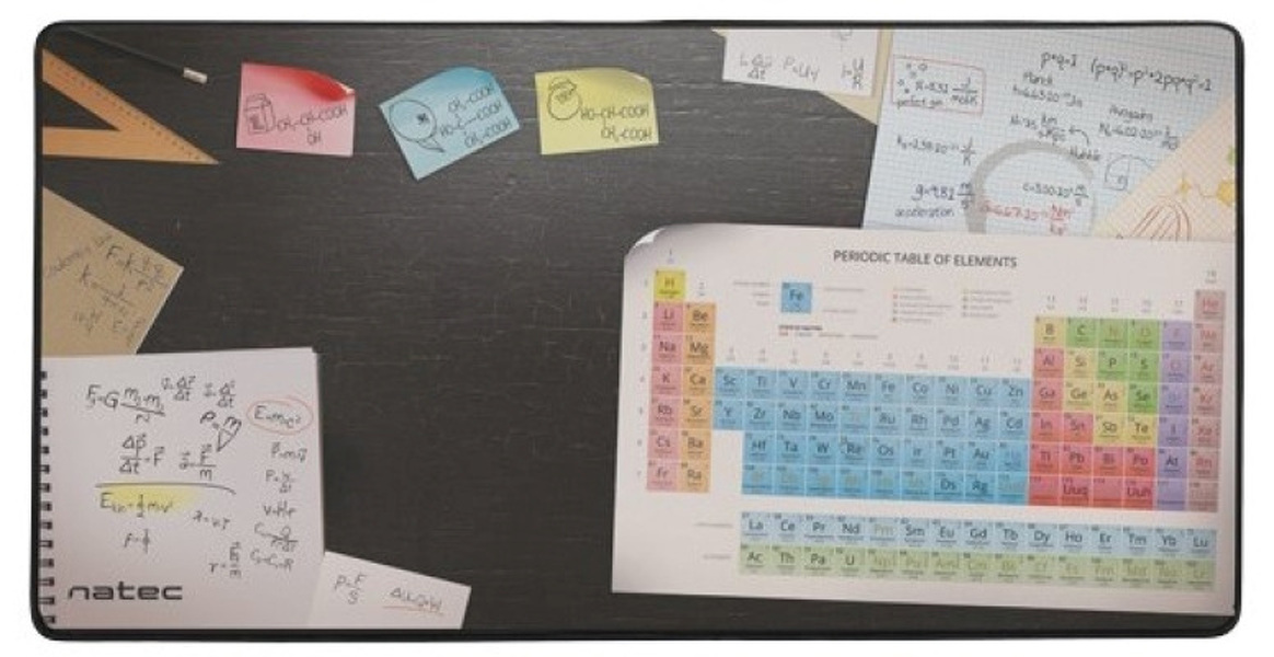 Zdjęcie produktu: Podkładka pod mysz Natec Science maxi 800 x 400 mm (NPO-1456) Zdjęcie produktu: Podkładka pod mysz Natec Science maxi 800 x 400 mm (NPO-1456)