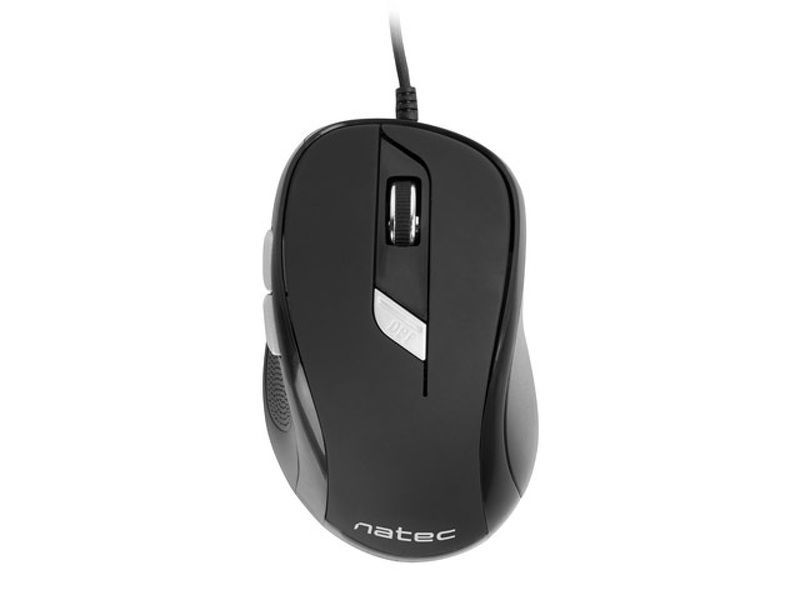 Zdjęcie produktu: Mysz przewodowa Natec Pigeon, Optyczna 2400 DPI - czarna (NMY-0667)
