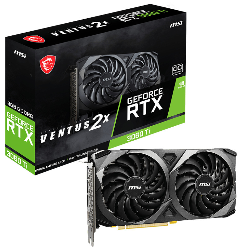 MSI GeForce RTX 3060 Ti VENTUS 2X OC 8GB LHR GDDR6
