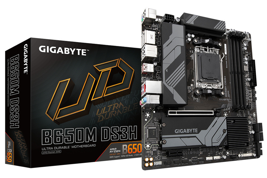 Zdjęcie produktu: Płyta główna Gigabyte B650M DS3H AM5 Zdjęcie produktu: Płyta główna Gigabyte B650M DS3H AM5