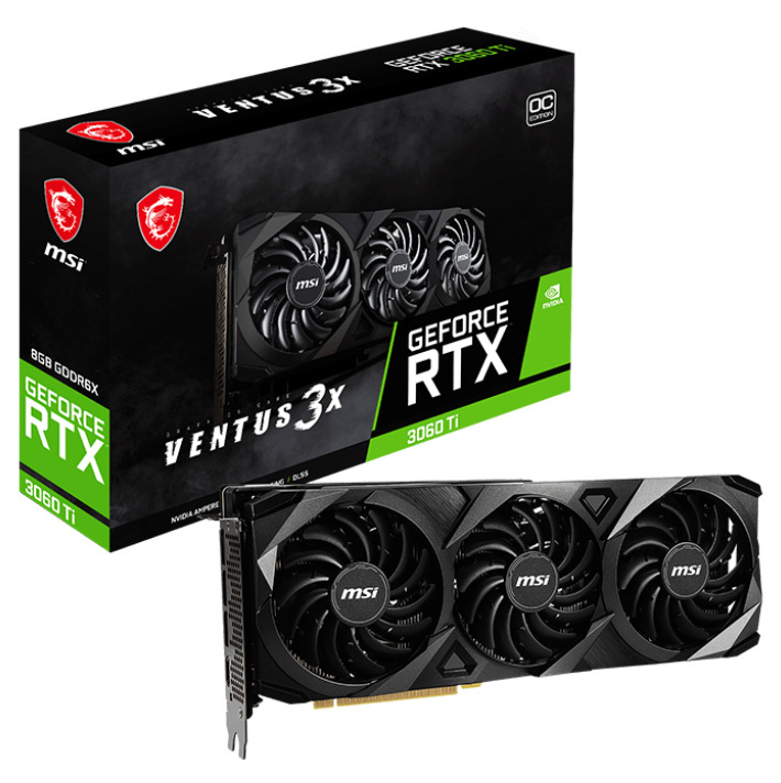 MSI GeForce RTX 3060 Ti VENTUS 3X OC 8GB GDDR6X MSI GeForce RTX 3060 Ti VENTUS 3X OC 8GB GDDR6X