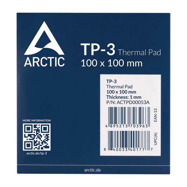 Zdjęcie produktu: Arctic TP-3 100x100mm 1.0mm (ACTPD00053A) Zdjęcie produktu: Arctic TP-3 100x100mm 1.0mm (ACTPD00053A)