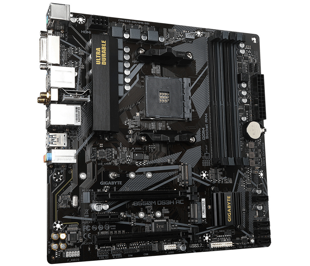 Gigabyte B550M DS3H AC AM4