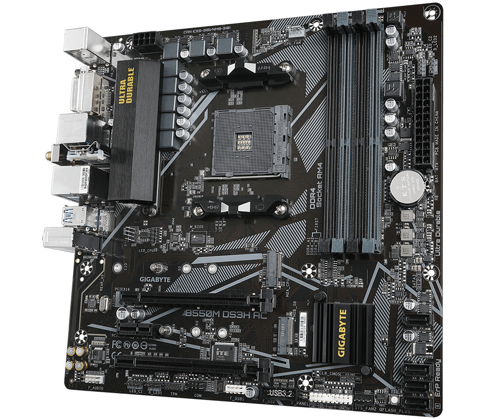 Gigabyte B550M DS3H AC AM4