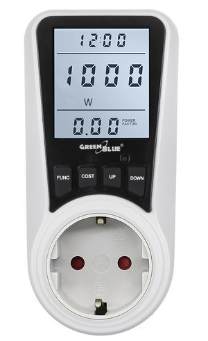Miniatura produktu: Miernik energii GreenBlue, watomierz GB350 F Miniatura produktu: Miernik energii GreenBlue, watomierz GB350 F
