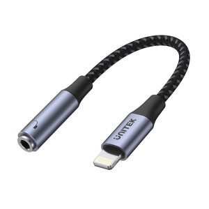 Miniatura produktu: Adapter Lightning Unitek na mini jack 3,5 mm (F) (M1208A)