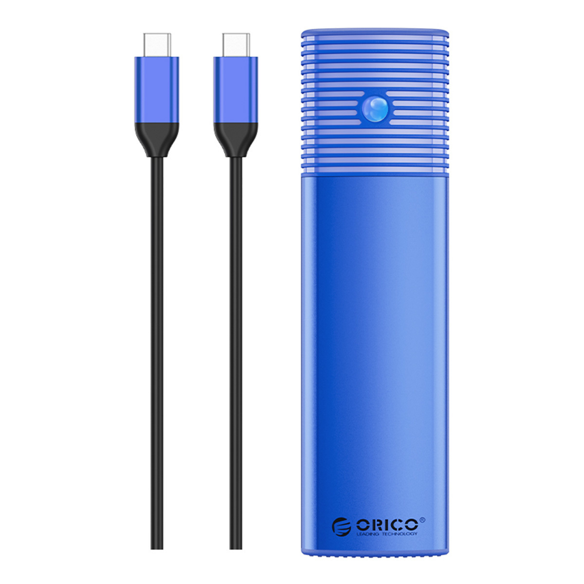 Obudowa zewnętrzna na dysk SSD M.2 (PCIE/NVMe) ORICO USB 3.2 Gen2 Typ-C 10Gbps - niebieska (PWM2-G2-BL-EP)
