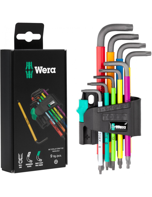 Zdjęcie produktu: Wera Zestaw kluczy trzpieniowych 967/9