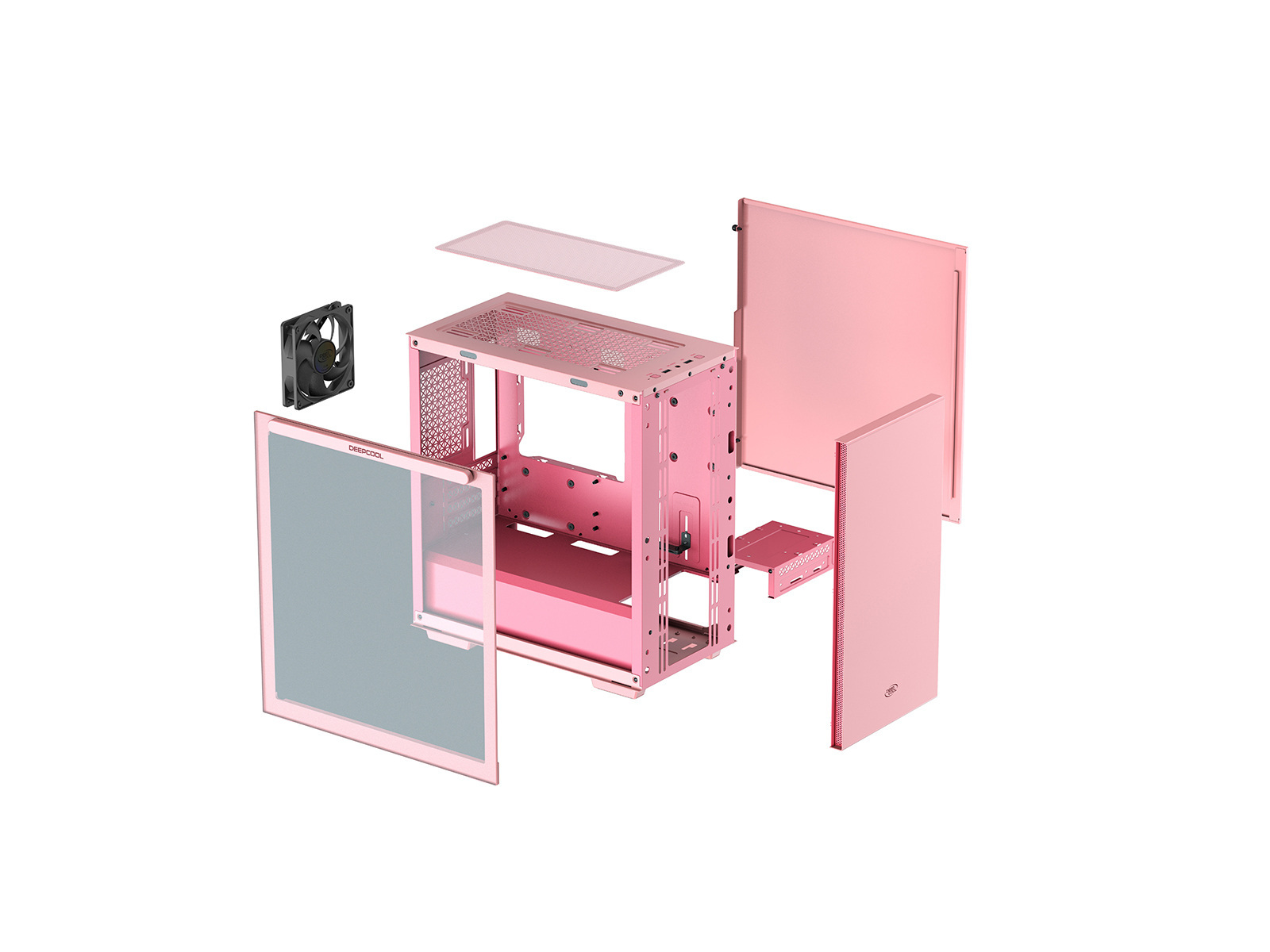 Obudowa do komputera Deepcool MACUBE 110 Różowa ITX, Micro-ATX Obudowa do komputera Deepcool MACUBE 110 Różowa ITX, Micro-ATX