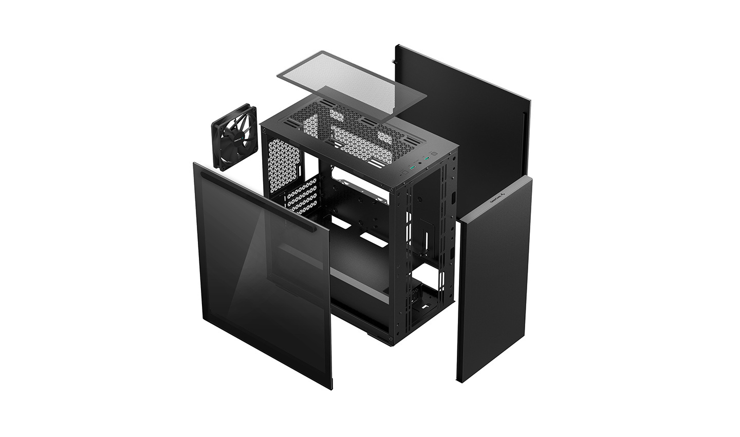 Obudowa do komputera Deepcool MACUBE 110 Czarna ITX, Micro-ATX Obudowa do komputera Deepcool MACUBE 110 Czarna ITX, Micro-ATX