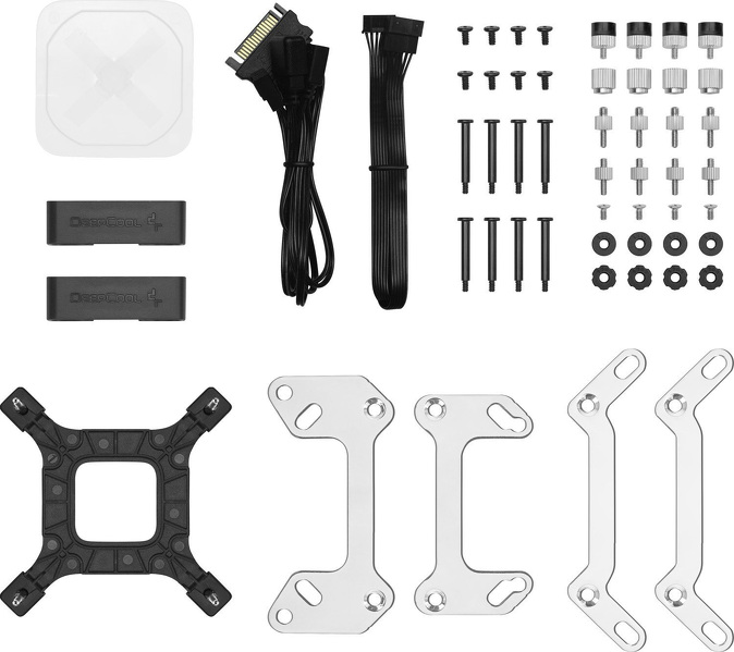 Zdjęcie produktu: Chłodzenie Deepcool LS520 240mm ARGB czarne Zdjęcie produktu: Chłodzenie Deepcool LS520 240mm ARGB czarne