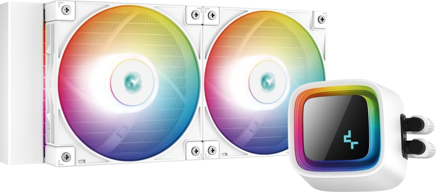 Chłodzenie wodne Deepcool LS520 240mm ARGB białe Chłodzenie wodne Deepcool LS520 240mm ARGB białe