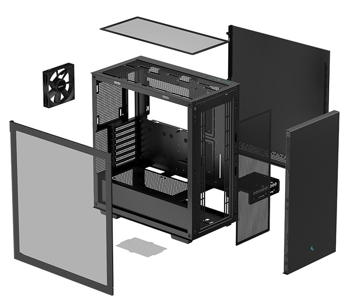 Zdjęcie produktu: Obudowa do komputera Deepcool CH510 Czarna Zdjęcie produktu: Obudowa do komputera Deepcool CH510 Czarna