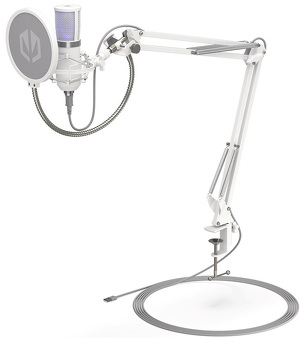 Miniatura produktu: Mikrofon Endorfy Solum Streaming Onyx White EY1B005