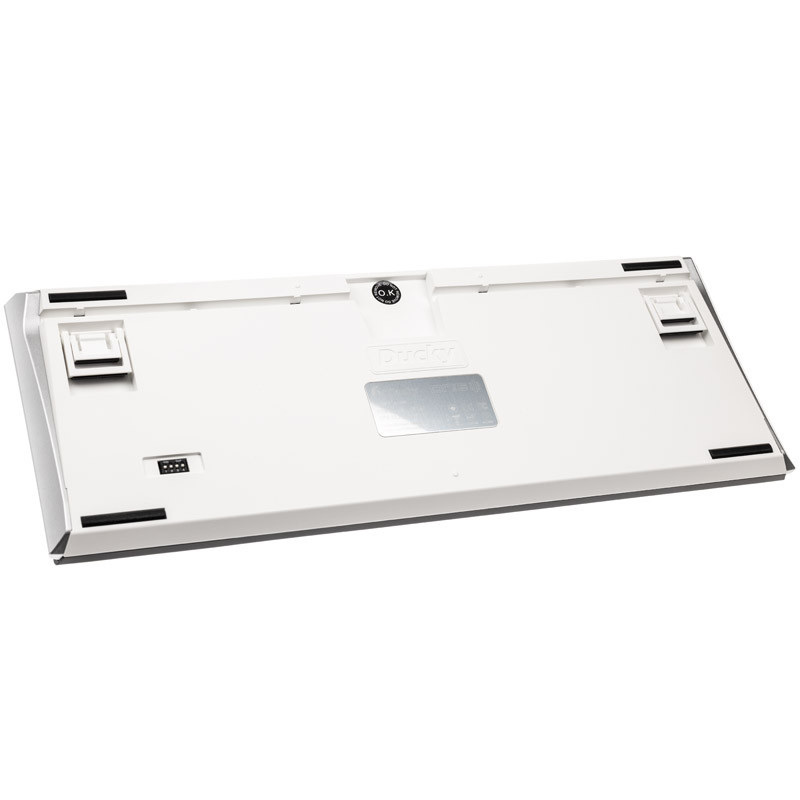 Klawiatura gamingowa Ducky ONE 3 Classic TKL MX-Blue RGB LED US czarno-biała, mechaniczna