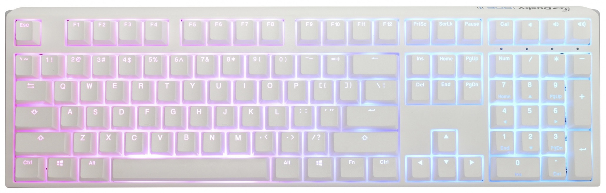 Ducky ONE 3 Classic MX-Brown RGB LED Biała