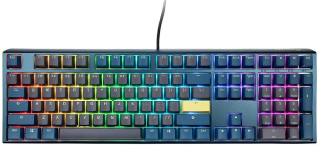 Miniatura produktu: Klawiatura gamingowa Ducky ONE 3 Daybreak MX-Red RGB LED US, mechaniczna