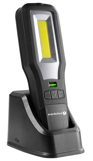 Miniatura produktu: Ładowalna latarka warsztatowa LED everActive WL-600R