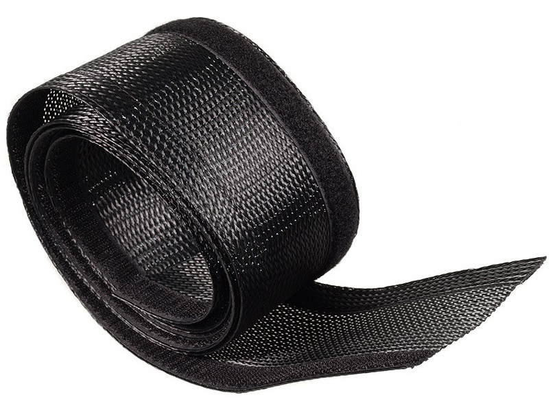 Maclean organizator kabli 1.8m 85mm czarny