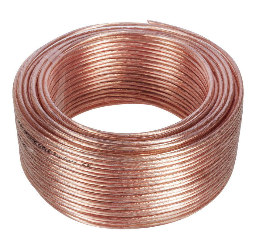 Kabel głośnikowy, Transparent PVC, Maclean 2*1.5mm2 / 48*0.20CCA 3,5*7,0mm, 25m, MCTV-510