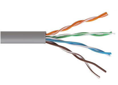 Miniatura produktu: Kabel sieciowy skrętka Maclean, UTP, RJ45, Cat 5e, CCA, 4*2*50, 50m, MCTV-578