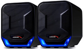 Głośniki komputerowe 6W USB Blue&Black Audiocore AC865 B