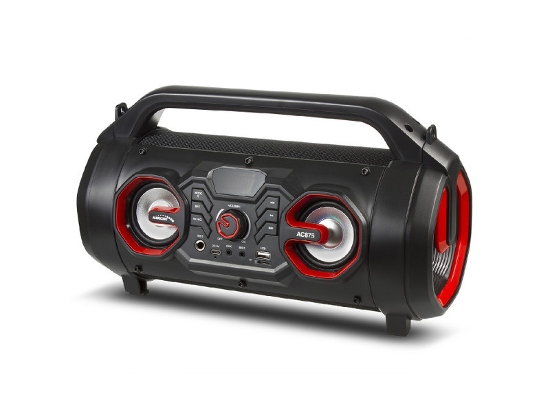 Zdjęcie produktu: Głośnik przenośny bazooka Audiocore, bluetooth 5.0, radio FM, karta micro, SDIPX4, 2000mAh, AC875 Zdjęcie produktu: Głośnik przenośny bazooka Audiocore, bluetooth 5.0, radio FM, karta micro, SDIPX4, 2000mAh, AC875