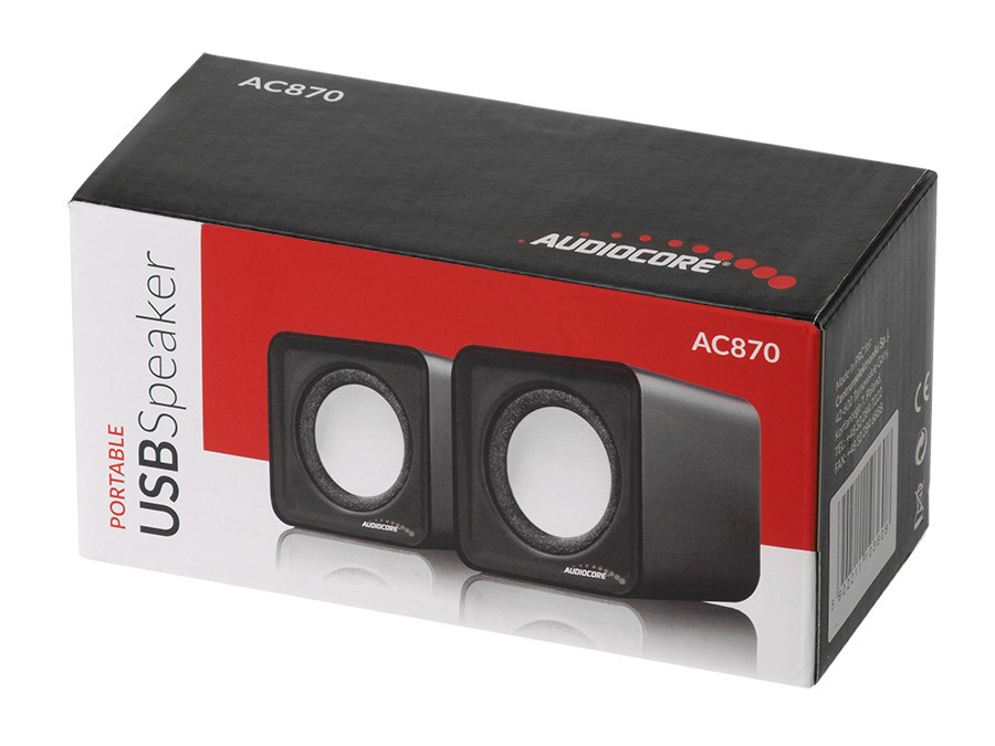 Audiocore 6W USB Red&Black (AC870 R) Audiocore 6W USB Red&Black (AC870 R)