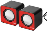 Głośniki komputerowe 6W USB Red&Black Audiocore, AC870 R