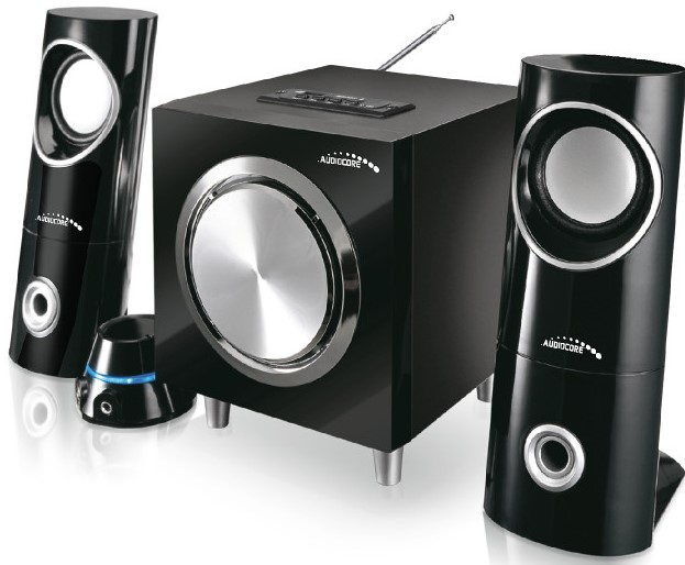 Zestaw głośników Bluetooth 2.1 Audiocore radio FM, wejście kart SD/MMC, AUX, USB, AC790 Zestaw głośników Bluetooth 2.1 Audiocore radio FM, wejście kart SD/MMC, AUX, USB, AC790