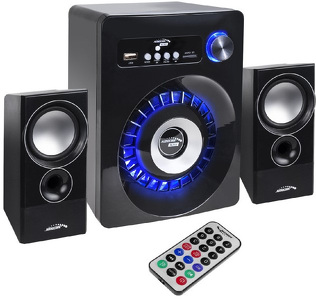 Miniatura produktu: Zestaw głośników Bluetooth 2.1 Audiocore, radio FM, wejście kart TF, AUX, zasilanie USB, AC910