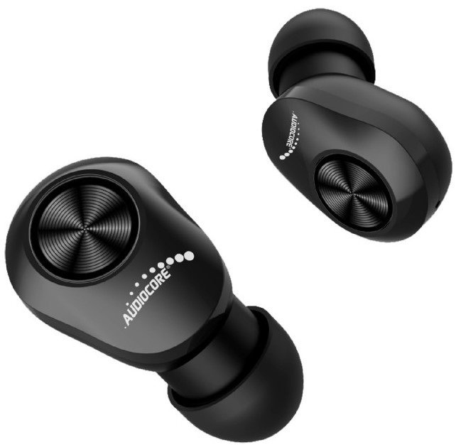 Audiocore TWS, BT 5.1, 30mAh czarne (AC580)