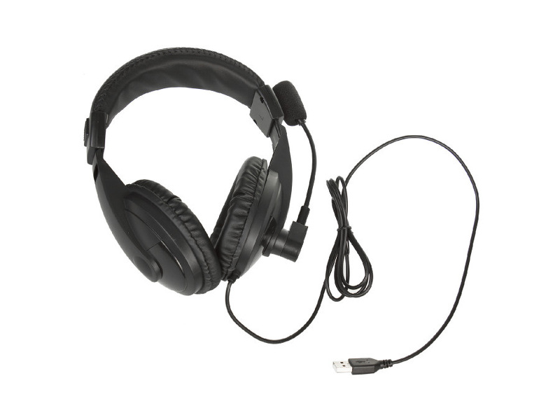 Zdjęcie produktu: Nauszne słuchawki USB plug&play z mikrofonem Audiocore, dł. kabla 1,5m do pracy zdalnej AC862 Zdjęcie produktu: Nauszne słuchawki USB plug&play z mikrofonem Audiocore, dł. kabla 1,5m do pracy zdalnej AC862