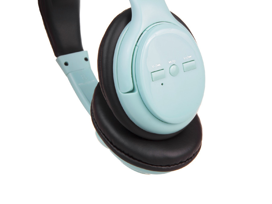 Bezprzewodowe słuchawki nauszne bluetooth V5.1 Audiocore, 200mAh, czas pracy 3-4h, czas ładowania 1-2h, AC720 BL niebieskie