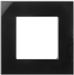 Miniatura produktu: Szklana ramka Maclean, pojedyncza, czarna, 86x86mm, MCE730B